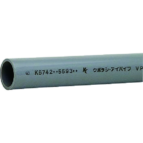 トラスコ中山 クボタケミックス 水道用塩ビパイプ VPW 20X0.25M(ご注文単位 1本)【直送品】