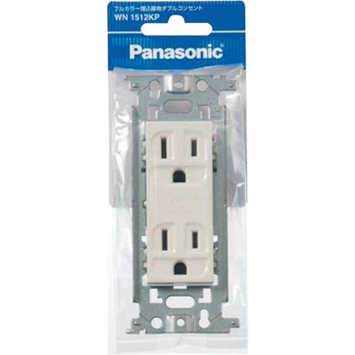 トラスコ中山 Panasonic 埋込接地ダブルコンセント（ご注文単位 5個）【直送品】