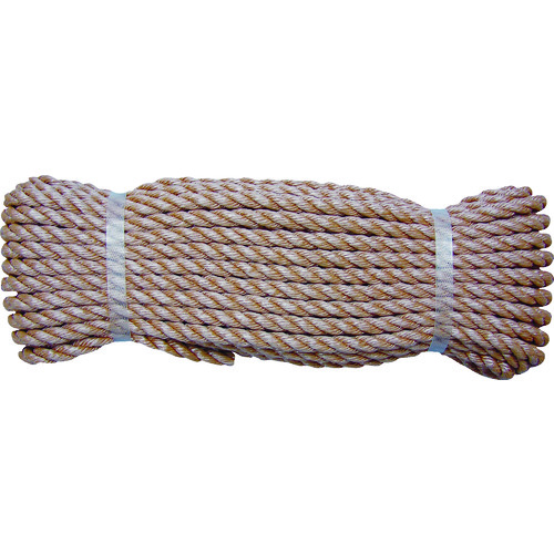 トラスコ中山 ユタカメイク ロープ PP作業用ロープ 9φ×20m(ご注文単位 1巻)【直送品】