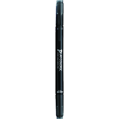 トラスコ中山 Tombow 水性サインペンプレイカラーK黒(ご注文単位 1本)【直送品】