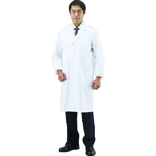 トラスコ中山 AS アズラボ白衣 男性用AL-MS S 444-7549 (ご注文単位1着) 【直送品】