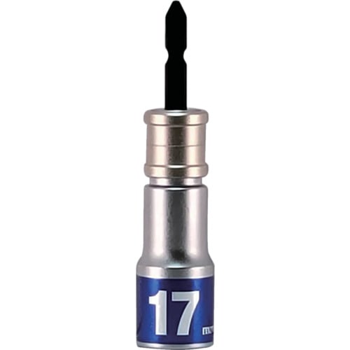トラスコ中山 MUSTTOOL 軸交換式落下防止ソケット12角 差込6.35x対辺17mm×全長105mm RBS17C－12K 644-2769  (ご注文単位1個) 【直送品】