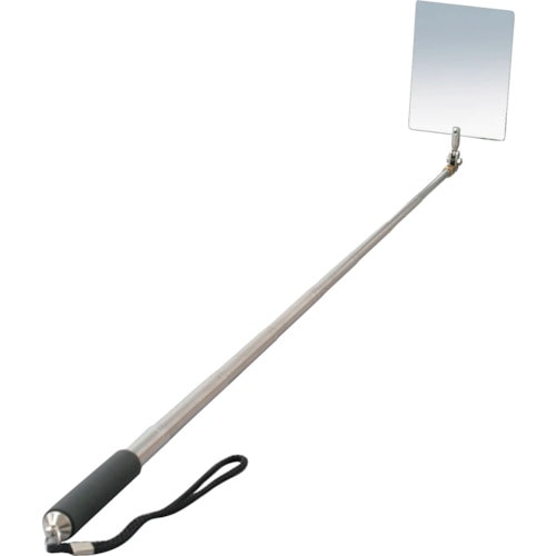 トラスコ中山 BERUF ステンレス検査鏡 75×100mm 伸縮自在 858-7933 (ご注文単位1個) 【直送品】