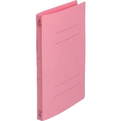トラスコ中山 キングジム フラットFクイックイン<PP> ピンク 128-8036 (ご注文単位1冊) 【直送品】