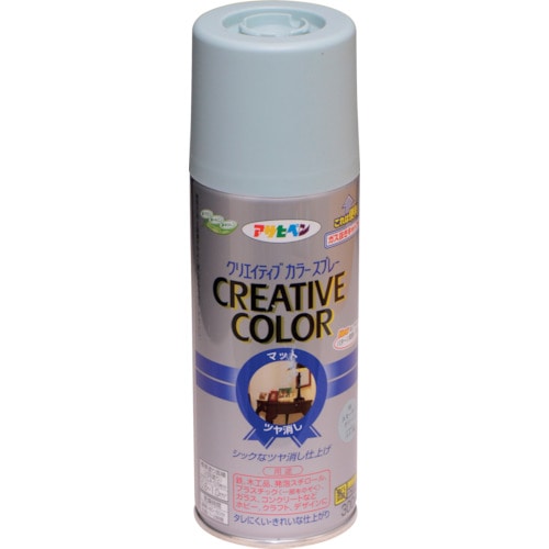 トラスコ中山 アサヒペン クリエイティブカラースプレー 300ML 06スモーキーグリーン 124-0883 (ご注文単位1本) 【直送品】