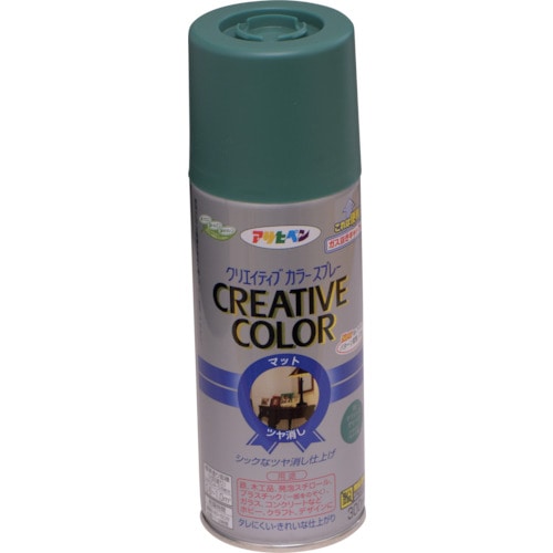 トラスコ中山 アサヒペン クリエイティブカラースプレー 300ML 22クラシックグリーン 124-4129 (ご注文単位1本) 【直送品】