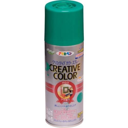 トラスコ中山 アサヒペン クリエイティブカラースプレー 300ML 68トロピカルグリーン 124-7189 (ご注文単位1本) 【直送品】