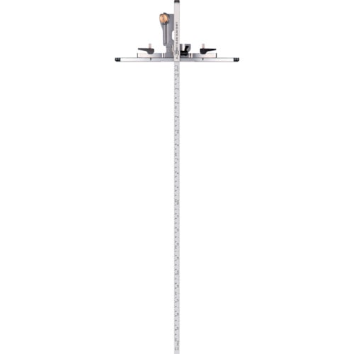 トラスコ中山 シンワ 丸ノコガイド定規 たためるTスライド スリムシフト 60CM 併用目盛 580-4908 (ご注文単位1本) 【直送品】
