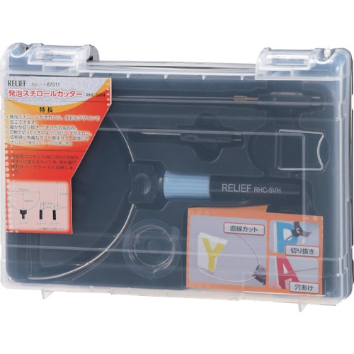 トラスコ中山 RELIEF 電池式発泡スチロールカッター RHCー5VH 859-2969 (ご注文単位1個) 【直送品】