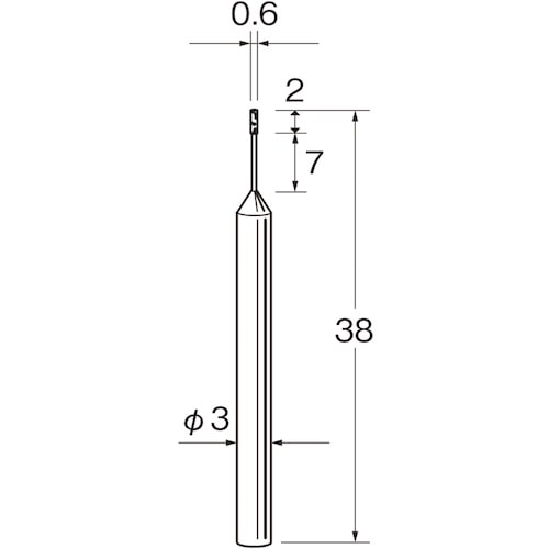 トラスコ中山 リューター 機械研削用軸付電着ダイヤモンド砥石(インターナル研削用)D5306 128-1869 (ご注文単位1袋) 【直送品】