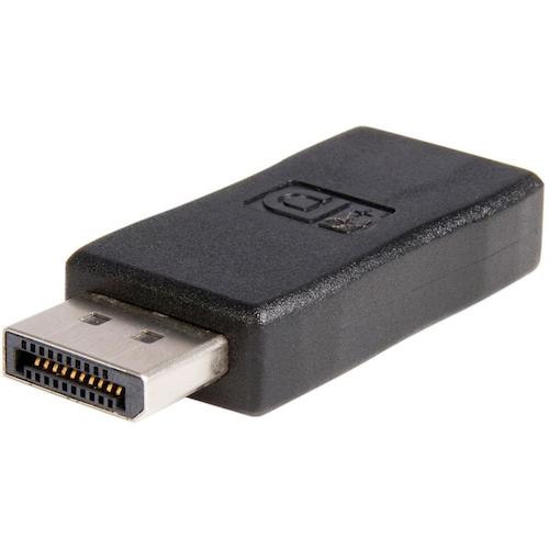 トラスコ中山 スターテック ディスプレイアダプター/DisplayPort 1.2 - HDMI/1080p/パッシブ変換コネクター/ブラック 596-0646 (ご注文単位1袋) 【直送品】