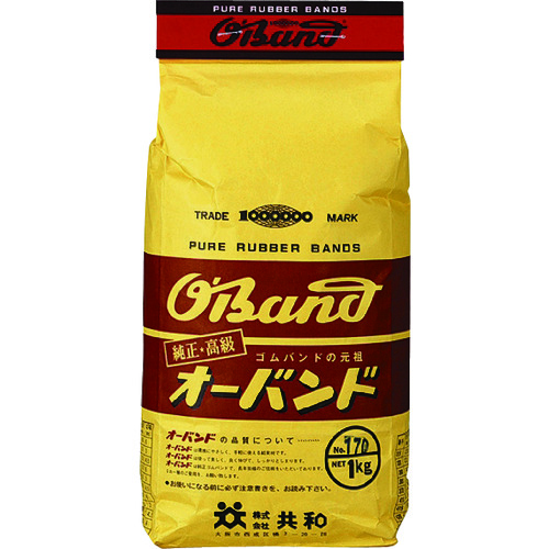トラスコ中山 オーバンド #60 アメ色 1kg袋 (約90本入) 109-7381 (ご注文単位1袋) 【直送品】