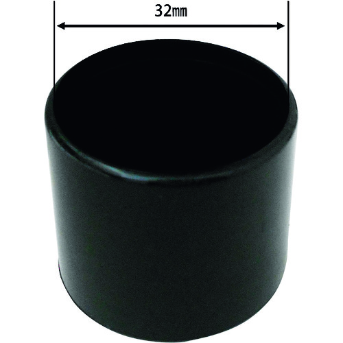 トラスコ中山 WAKI パイプキャップ 32mm 4個入 179-8728 (ご注文単位1パック) 【直送品】