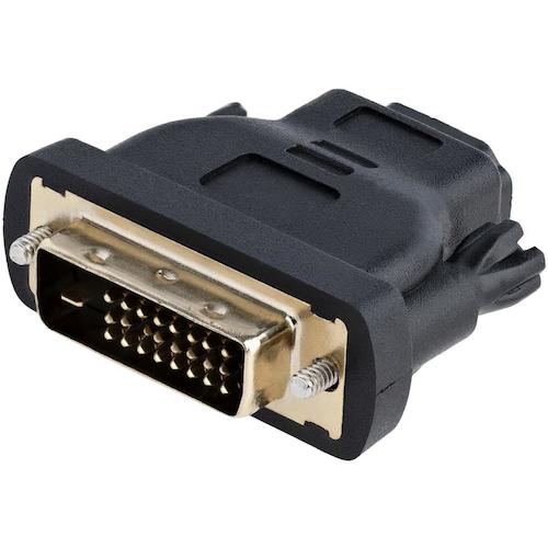 トラスコ中山 スターテック ディスプレイアダプター/HDMI - DVI-D/小型/HDMIメス・DVIオス 492-9809 (ご注文単位1袋) 【直送品】