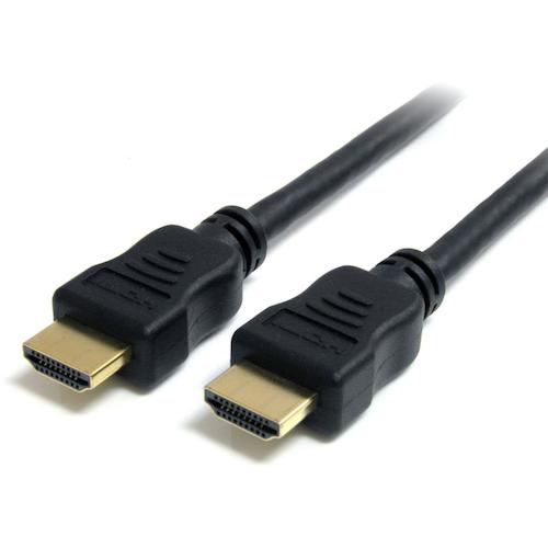 トラスコ中山 スターテック HDMI 1.4ケーブル/91cm/4K30Hz/ハイスピード/オス-オス/イーサネット対応/ブラック/モニターケーブル 596-0653 (ご注文単位1袋) 【直送品】