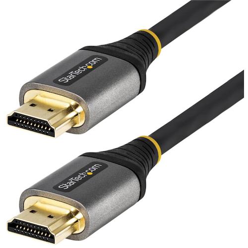 トラスコ中山 スターテック HDMI 2.0ケーブル/1m/4K60Hz/プレミアム認証/イーサネット対応/オス-オス/モニター ケーブル コード 539-7337 (ご注文単位1袋) 【直送品】