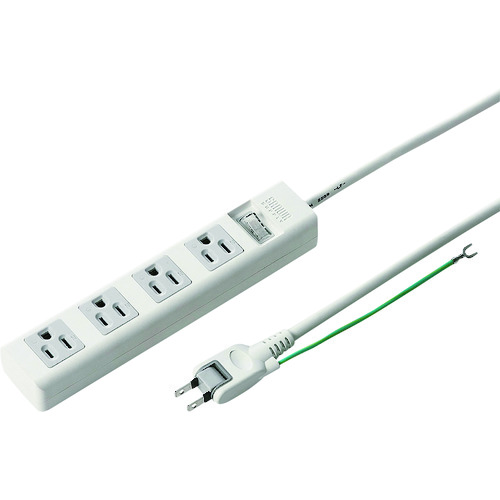 トラスコ中山 SANWA 電源タップ 203-4163 (ご注文単位1本) 【直送品】