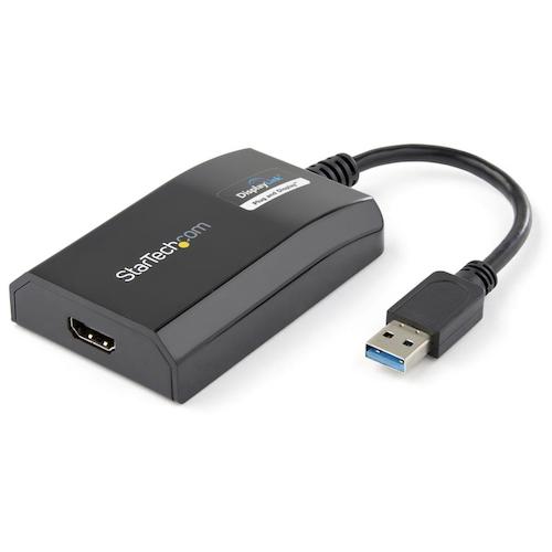 トラスコ中山 スターテック ディスプレイアダプター/USB 3.0 Type-A - HDMI/1080p/ビデオ 変換 コンバーター 538-9734 (ご注文単位1箱) 【直送品】