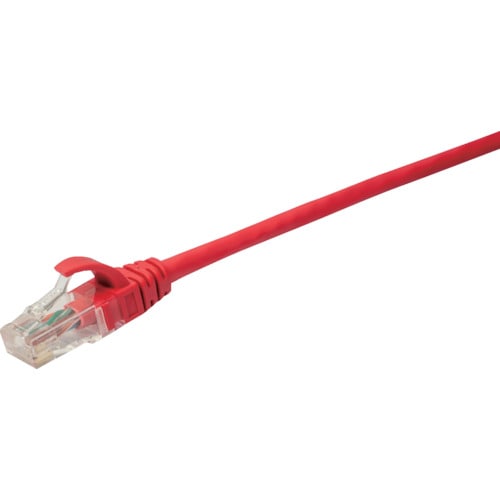 トラスコ中山 コーニング Cat5e UTPパッチコード1m 赤 787-6009 (ご注文単位1本) 【直送品】