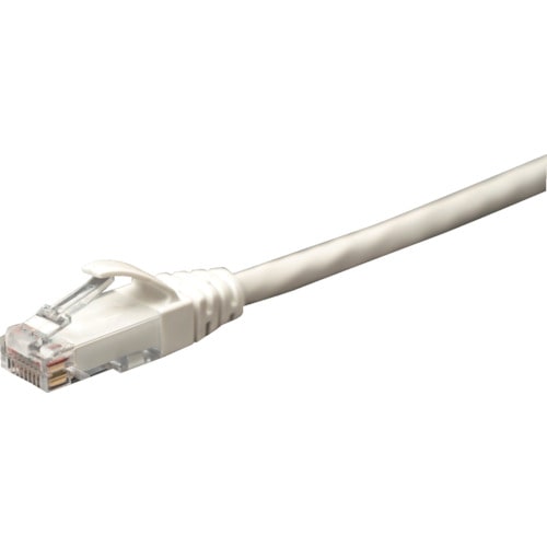 トラスコ中山 コーニング Cat5e UTPパッチコード1m 白 787-6017 (ご注文単位1本) 【直送品】