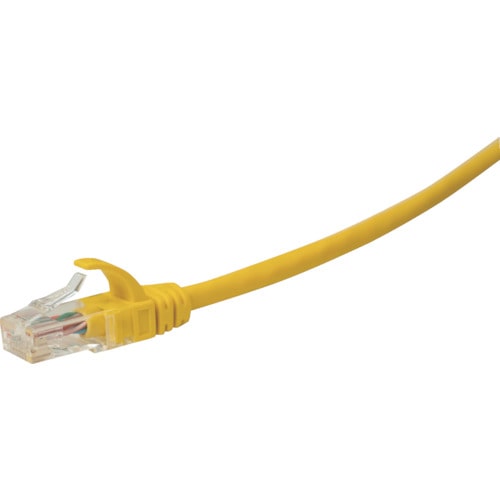トラスコ中山 コーニング Cat5e UTPパッチコード1m 黄 787-6025 (ご注文単位1本) 【直送品】