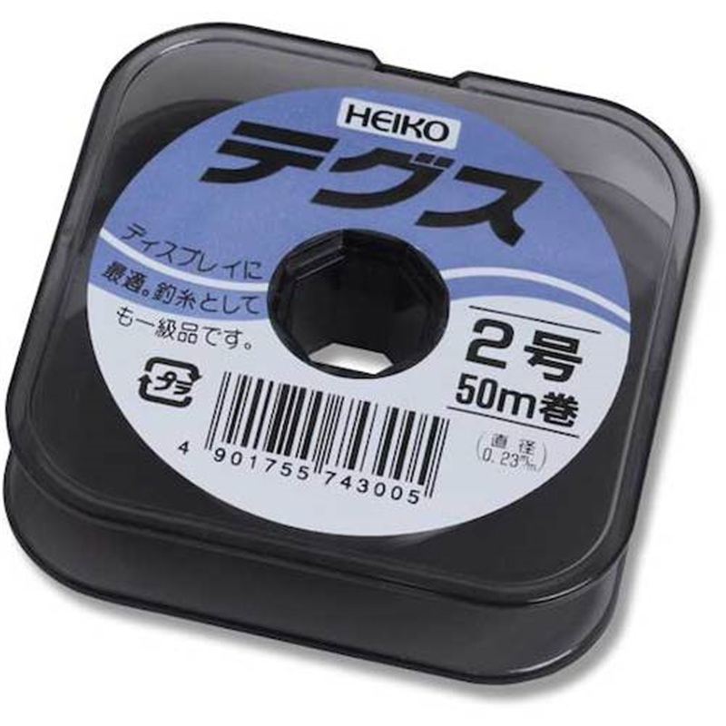 HEIKO ヘイコーテグス 2号 0.23×50 1個(ご注文単位1個)【直送品】