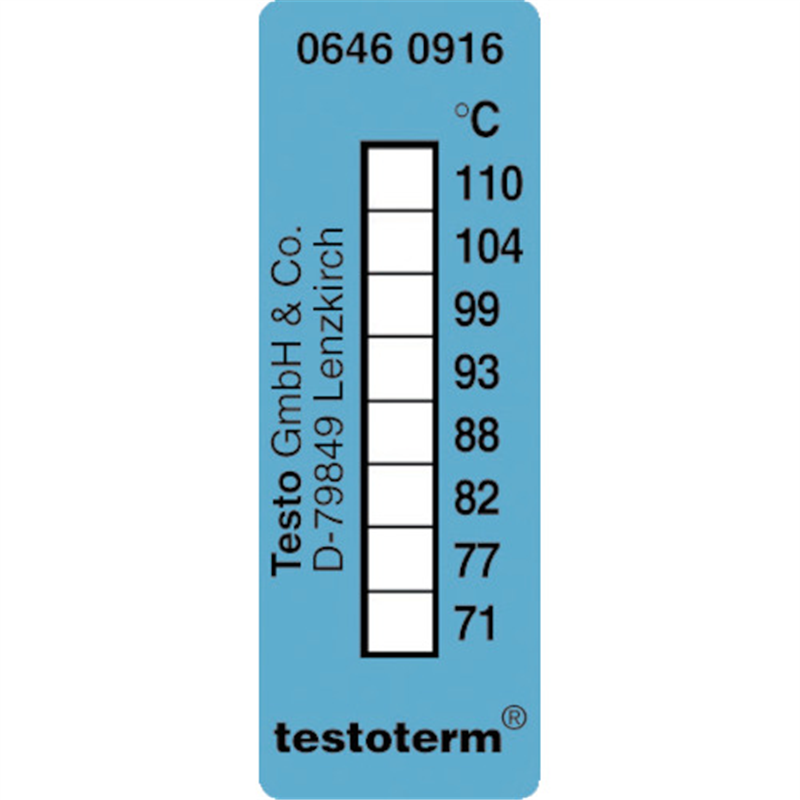 TESTO サーモメーター・テープ 1冊(ご注文単位1冊)【直送品】