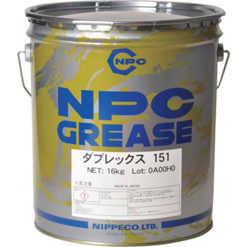 NIPPECO モリブデン入りリチウム万能グリース ダブレックス151(No.1) 1缶（ご注文単位1缶）【直送品】