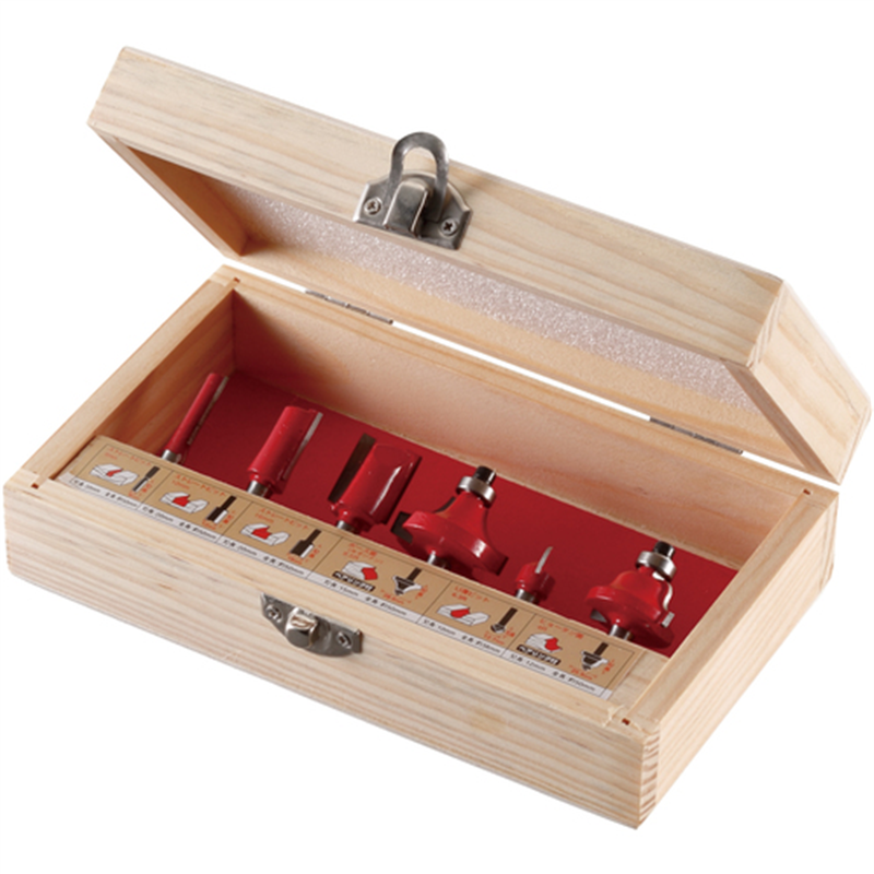 RELIEF 6本組 超硬刃トリマービット 1セット(ご注文単位1セット)【直送品】