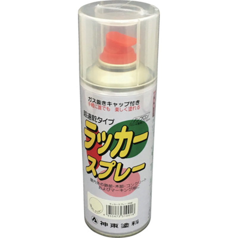 シントー ラッカースプレー クリヤー 300ML 1本(ご注文単位1本)【直送品】