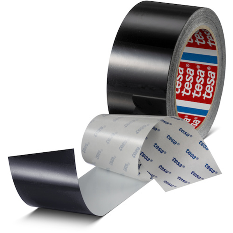 tesa 高耐久ラインテープ テサ60960 黒 50mm×20m 1巻(ご注文単位1巻)【直送品】