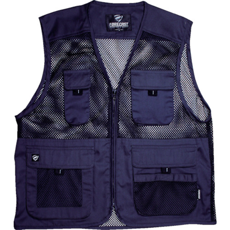 カジメイク メッシュベスト ネイビー L 1着（ご注文単位1着）【直送品】