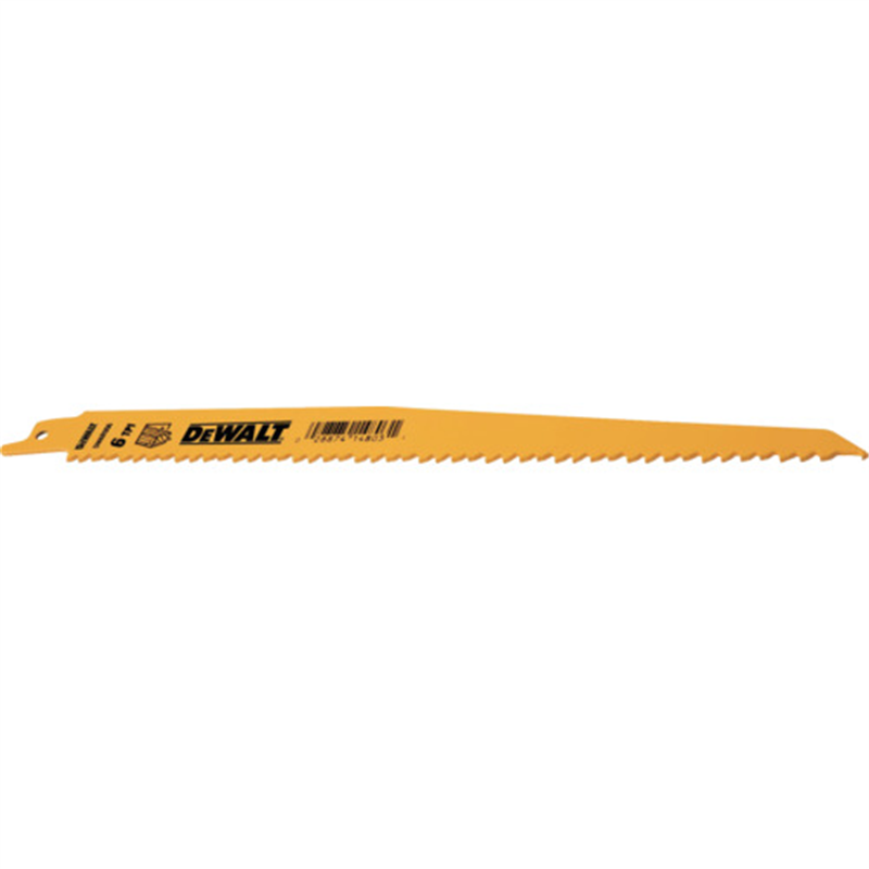 DEWALT レシプロソーブレード・セーバーソーブレード・レシプロソー替刃・セーバーソー替刃 セーバーソーブレード6山x225mm(100枚) 1パック（ご注文単位1パック）【直送品】