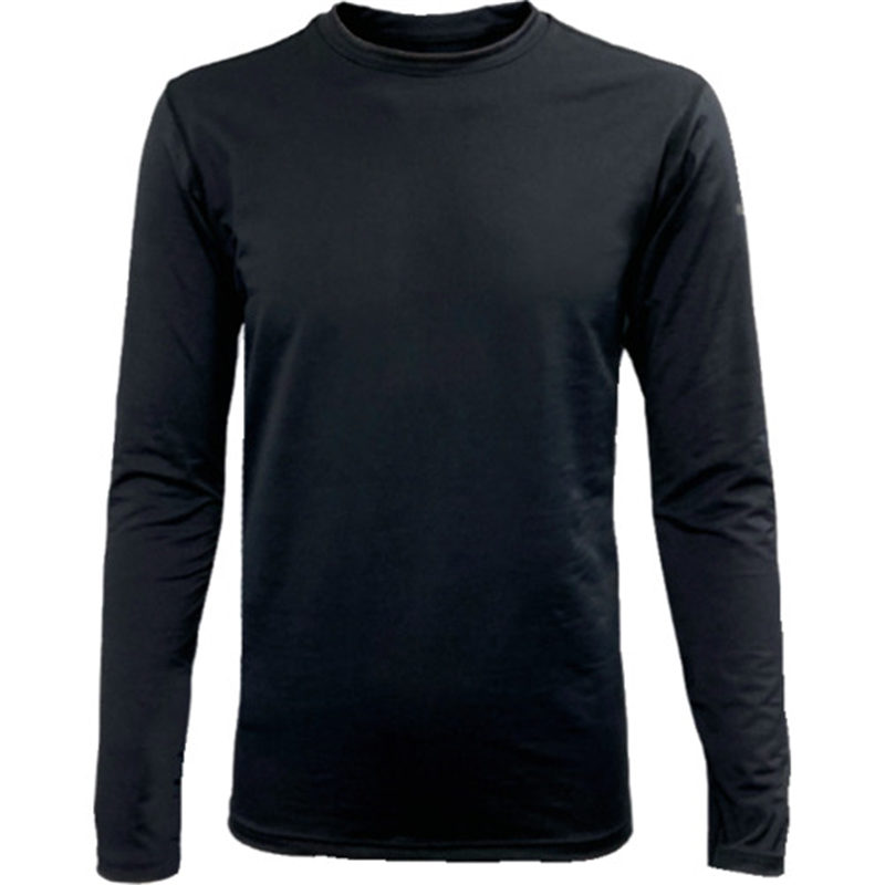 リベルタ クルーネックインナー LDL FTPC L/S ブラック S 1着(ご注文単位1着)【直送品】