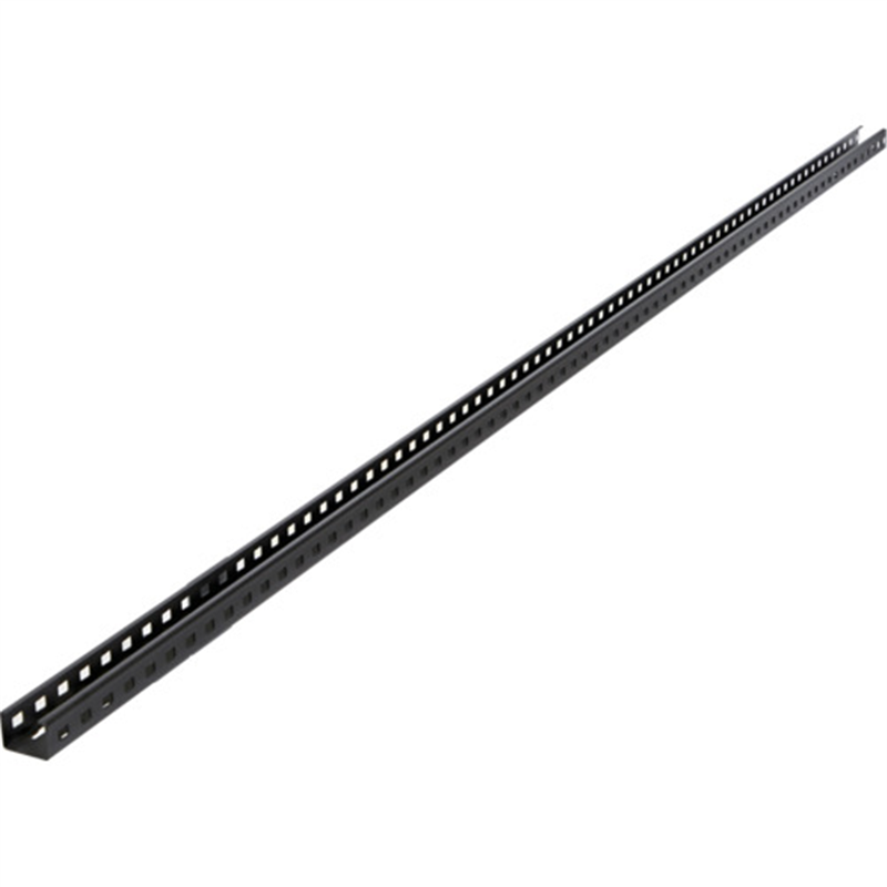 TRUSCO スチールラック M1型ボルトレス軽量棚用支柱 H1800用 サテンブラック 1本（ご注文単位1本）【直送品】