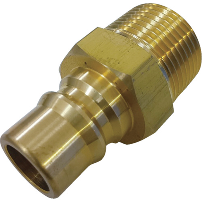 NKCカップリング NL型カップリングプラグ(BSBM) R1/2 オネジ 1個（ご注文単位1個）【直送品】