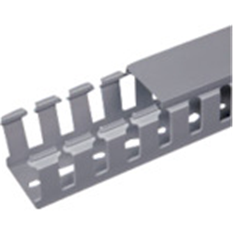 PANDUIT NNCタイプ配線ダクト変性PPHOX製ノンハロゲンライトグレー37.1×35.6 2M(メートル) 1本 1本（ご注文単位1本）【直送品】
