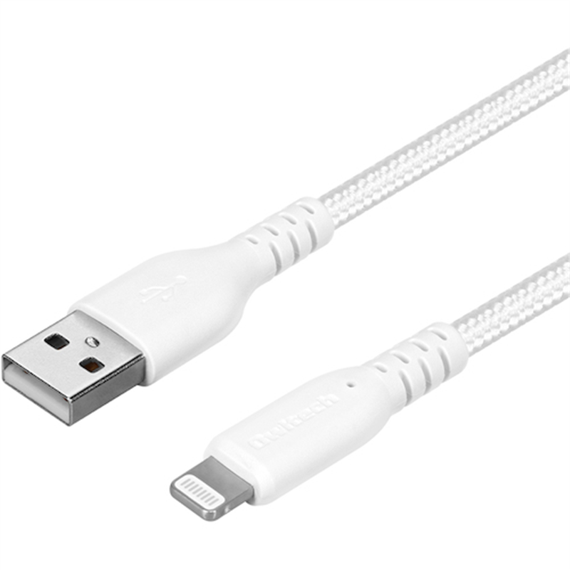 Owltech 断線に強く柔らかい Lightningケーブル 3m ホワイト 1個(ご注文単位1個)【直送品】