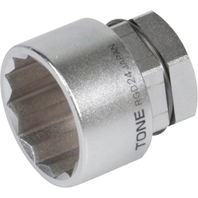 TONE ソケット(12角・めがね用) 対辺寸法24mm 全長32mm 1個（ご注文単位1個）【直送品】