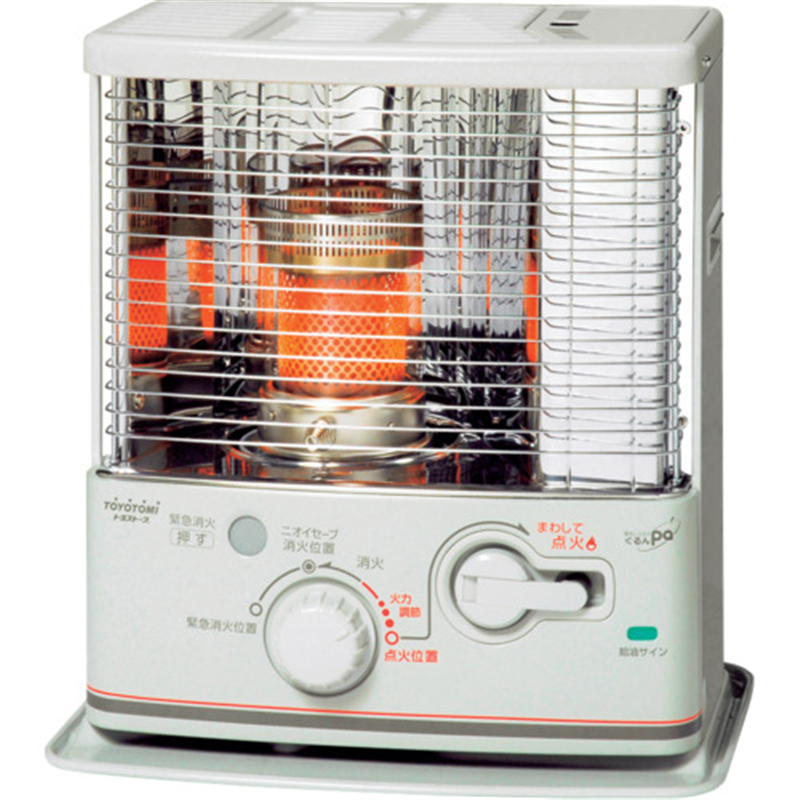 TOYOTOMI 反射型石油ストーブ 電池レス手回し着火タイプ RS-G2424-W 1台(ご注文単位1台)【直送品】
