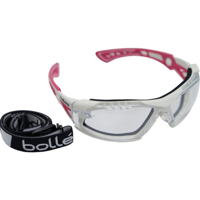 bolle 【防塵・切粉・花粉対策】RUSH+WHITEPINK JIS +WHITEGASKET 1セット(ご注文単位1セット)【直送品】