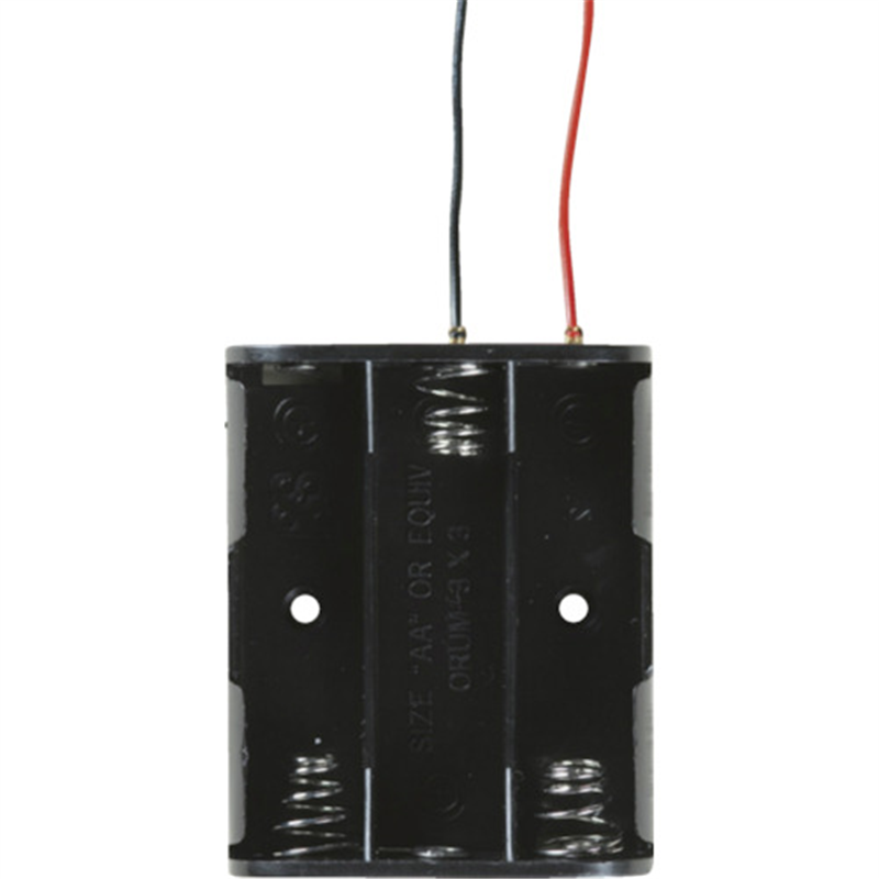 タカチ リード線付電池ホルダー 単3×3 1個（ご注文単位1個）【直送品】