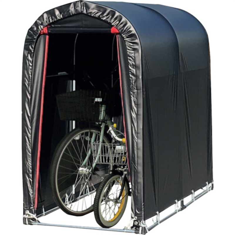 南榮工業 サイクルハウス2台用BK(赤ファスナー) 1台(ご注文単位1台)【直送品】