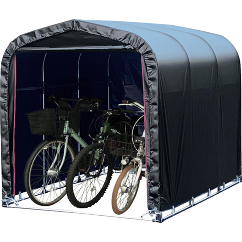 南榮工業 サイクルハウス3台用BK(赤ファスナー) 1台(ご注文単位1台)【直送品】