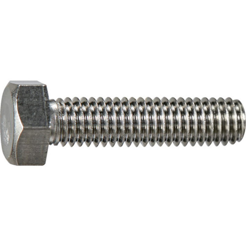 TRUSCO 六角ボルト ステンレス 全ネジ M4×25 10本入 少量パック 1袋（ご注文単位1袋）【直送品】