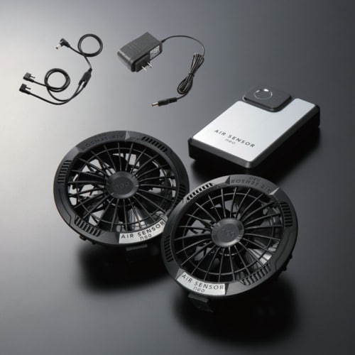 トラスコ中山 クロダルマ ファン･バッテリーフルセット AIR SENSOR-1 1個（ご注文単位1個）【直送品】