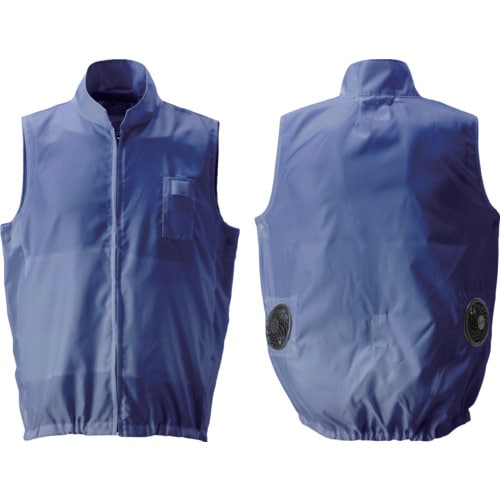 トラスコ中山 GOLDWIN 空調服[[R上]] アウターベスト ネイビー M 1枚（ご注文単位1枚）【直送品】