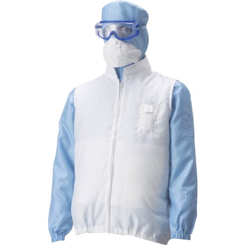トラスコ中山 GOLDWIN 空調服[[R上]]アウターベスト 白 4L 1枚（ご注文単位1枚）【直送品】