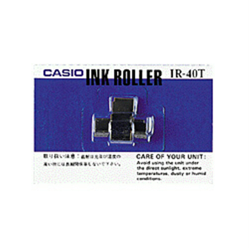 カシオ レジスタ・プリンタ電卓用インクローラー IR-40T IR40T 1個(ご注文単位1個)【直送品】