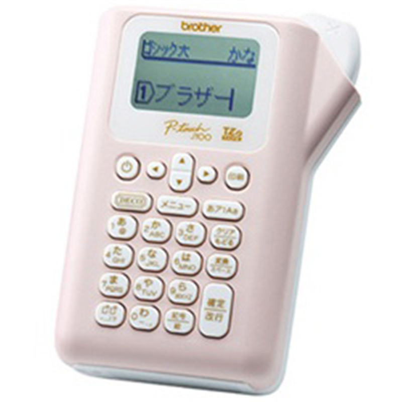 ブラザー PT-J100P ラベルライター P-touch(ピータッチ) ライトピンク P-touch(ピータッチ) ライトピンク PT-J100P PTJ100P 1個(ご注文単位1個)【直送品】